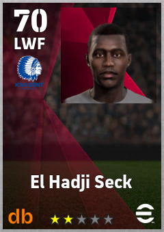 El Hadji Seck — LWF, OVR 70, MAX 70