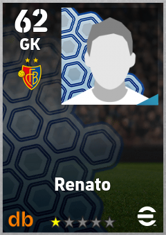 Renato — GK, OVR 62, MAX 62