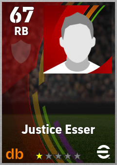 Justice Esser — RB, OVR 67, MAX 67