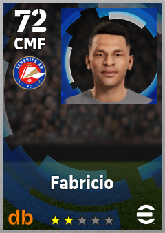 Fabricio — CMF, OVR 72, MAX 72
