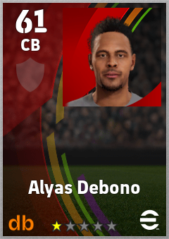 Alyas Debono eFootball player card
