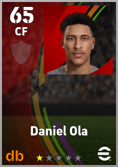 Daniel Ola — CF, OVR 65, MAX 65