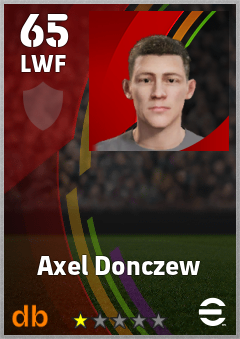 Axel Donczew — LWF, OVR 65, MAX 65