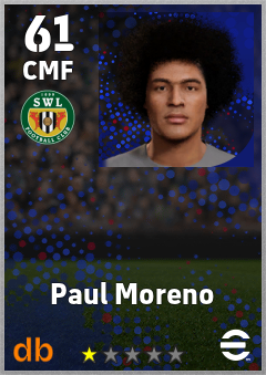Paul Moreno eFootball player card