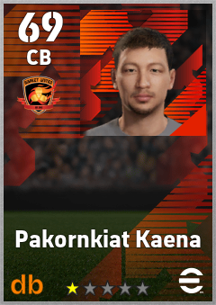 Pakornkiat Kaena — CB, OVR 69, MAX 69