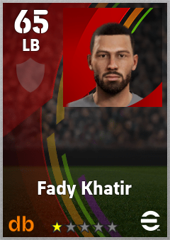 Fady Khatir eFootball player card