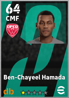 Ben-Chayeel Hamada — CMF, OVR 64, MAX 64