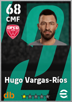 Hugo Vargas-Ríos — CMF, OVR 68, MAX 68