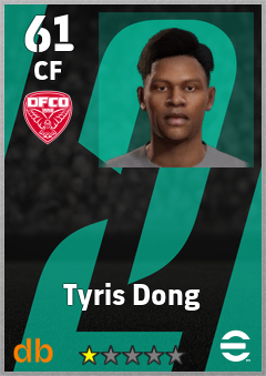 Tyris Dong — CF, OVR 61, MAX 61