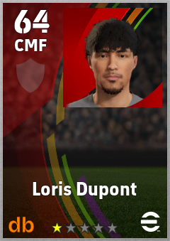 Loris Dupont — CMF, OVR 64, MAX 64