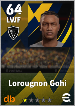 Lorougnon Gohi — LWF, OVR 64, MAX 64