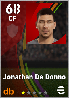 Jonathan De Donno — CF, OVR 68, MAX 68