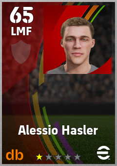 Alessio Hasler — LMF, OVR 65, MAX 65