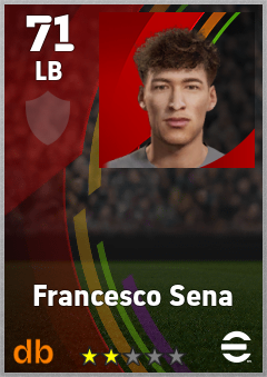 Francesco Sena eFootball player card
