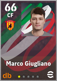 Marco Giugliano — CF, OVR 66, MAX 66
