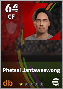 Phetsai Jantaweewong eFootball player card