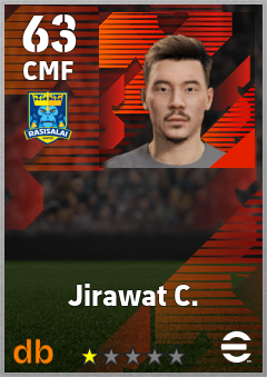 Jirawat C. — CMF, OVR 63, MAX 63