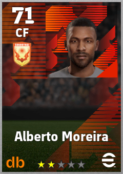 Alberto Moreira — CF, OVR 71, MAX 71