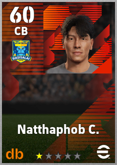Natthaphob C. — CB, OVR 60, MAX 60