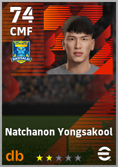 Natchanon Yongsakool eFootball player card