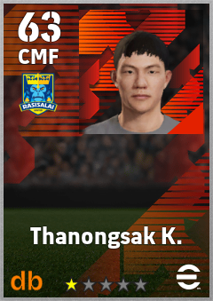 Thanongsak K. — CMF, OVR 63, MAX 63