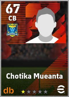 Chotika Mueanta — CB, OVR 67, MAX 67