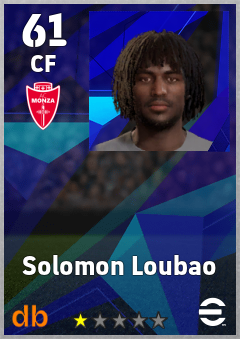 Solomon Loubao — CF, OVR 61, MAX 61