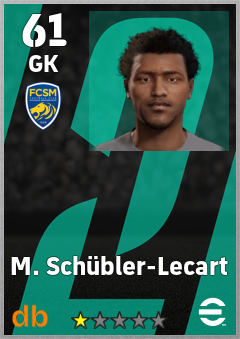 M. Schübler-Lecart — GK, OVR 61, MAX 61