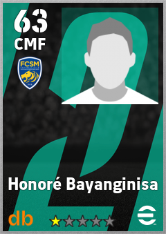 Honoré Bayanginisa — CMF, OVR 63, MAX 63