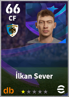 İlkan Sever — CF, OVR 66, MAX 66