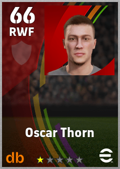Oscar Thorn — RWF, OVR 66, MAX 66