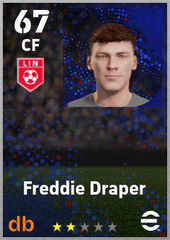Freddie Draper — CF, OVR 67, MAX 67