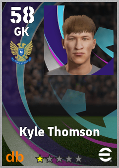 Kyle Thomson — GK, OVR 58, MAX 58