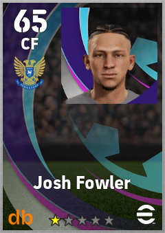 Josh Fowler — CF, OVR 65, MAX 65