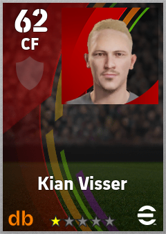 Kian Visser eFootball player card