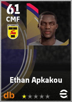 Ethan Apkakou — CMF, OVR 61, MAX 61