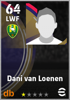 Dani van Loenen — LWF, OVR 64, MAX 64