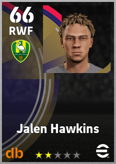 Jalen Hawkins — RWF, OVR 66, MAX 66