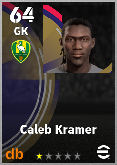 Caleb Kramer — GK, OVR 64, MAX 64