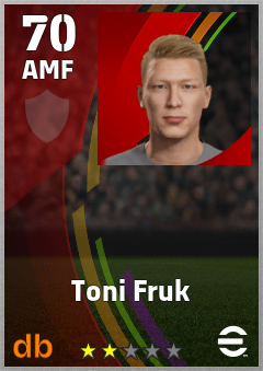 Toni Fruk — AMF, OVR 70, MAX 70