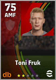 Toni Fruk eFootball player card