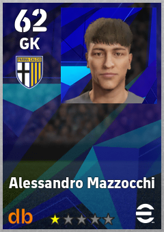Alessandro Mazzocchi — GK, OVR 62, MAX 62