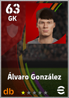 Álvaro González eFootball player card