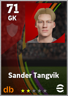 Sander Tangvik eFootball player card