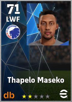 Thapelo Maseko — LWF, OVR 71, MAX 71