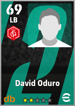 David Oduro — LB, OVR 69, MAX 69