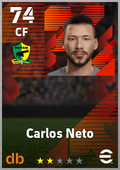 Carlos Neto — CF, OVR 74, MAX 74