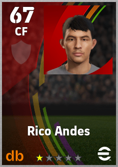 Rico Andes eFootball player card