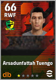 Arsadunfattah Tuengo — RWF, OVR 66, MAX 66