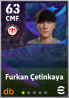 Furkan Çetinkaya — CMF, OVR 63, MAX 63